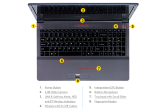 EJIAYU Clevo W355STQ Portable Clevo W355SSQ format 15.6"