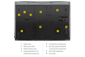 EJIAYU Clevo P177SMA Ordinateur portable Clevo P177SMA sans OS