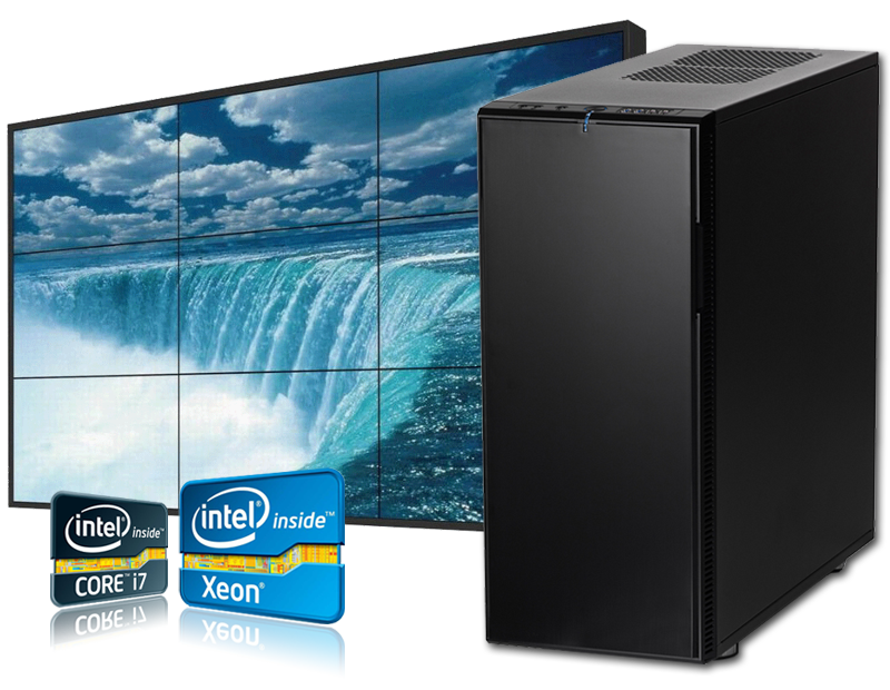 Jumbo 490 - PC fixe, PC industriel, ordinateur compatible Ubuntu, Debian, Fedora, Mint, Windows - Boîtier Fractal Define XL R2 Black Pearl - EJIAYU