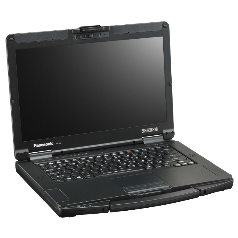 EJIAYU Toughbook FZ55-MK1 HD PC portable durci IP53 Toughbook 55 (FZ55) Full-HD - FZ55 HD vue de gauche